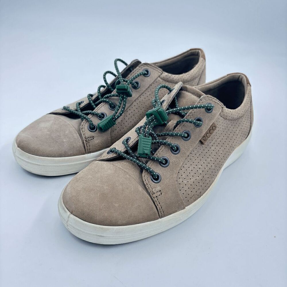 ECCO Men's Soft 7 Sneaker Navajo Brown Casual Leather Shoes Size 7